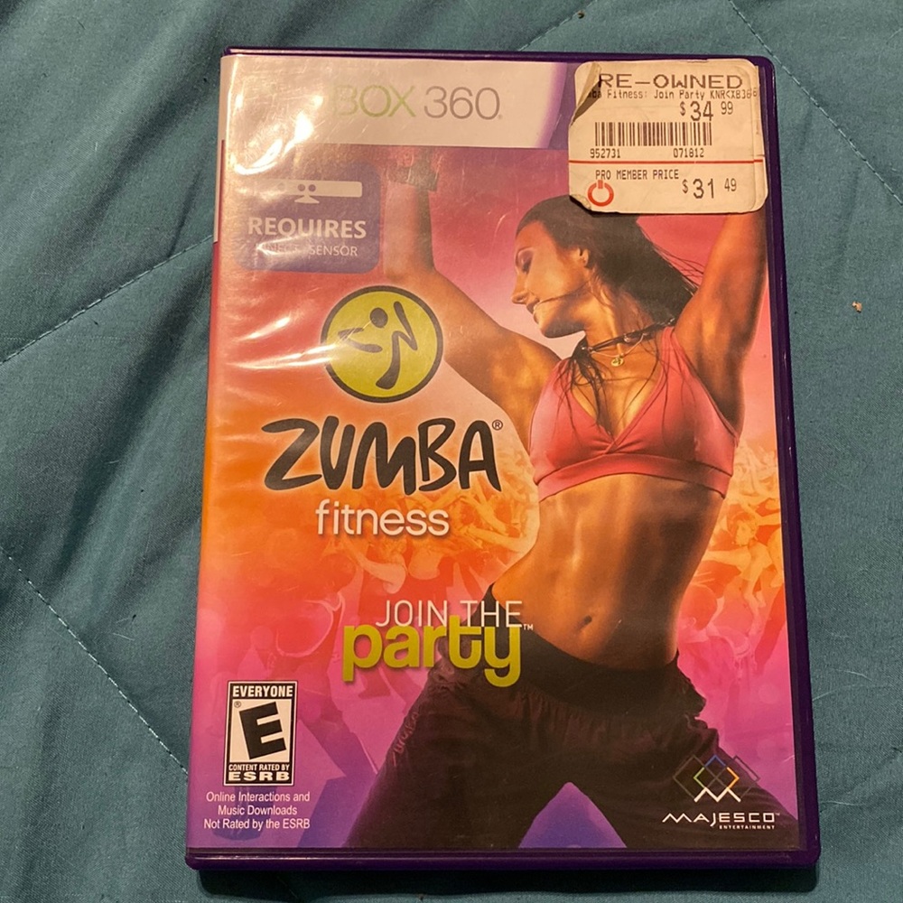 XBox 360 Kinect Zumba Fitness
